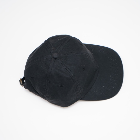 NWT Waterproof Oilskin Cotton Baseball Cap - Handmade - Black - Picture 6 of 15